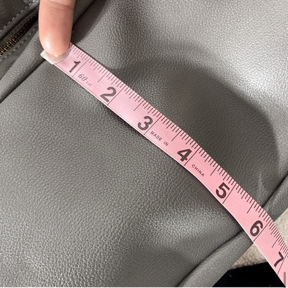 5/$25 Seven Days Grey Vegan (Faux) Leather Backpack - Picture 12 of 14